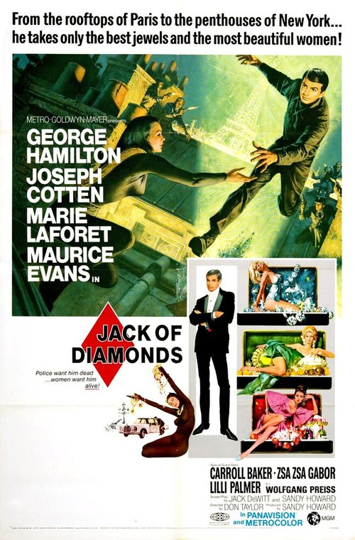 Смотреть фильм Бриллиантовый Джек / Jack of Diamonds (1967) онлайн в хорошем качестве SATRip