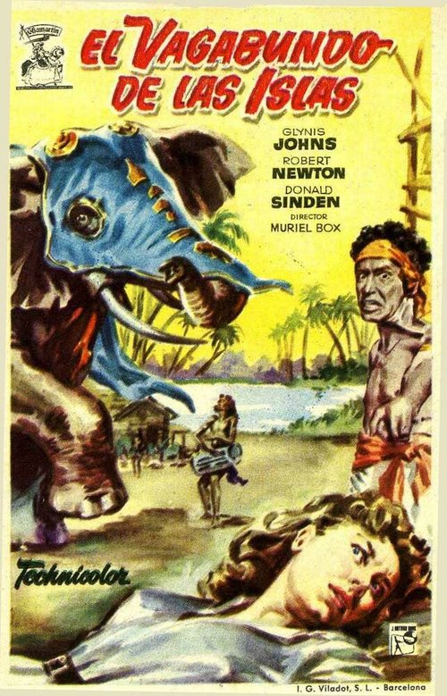 Смотреть фильм Бродяга / The Beachcomber (1954) онлайн в хорошем качестве SATRip