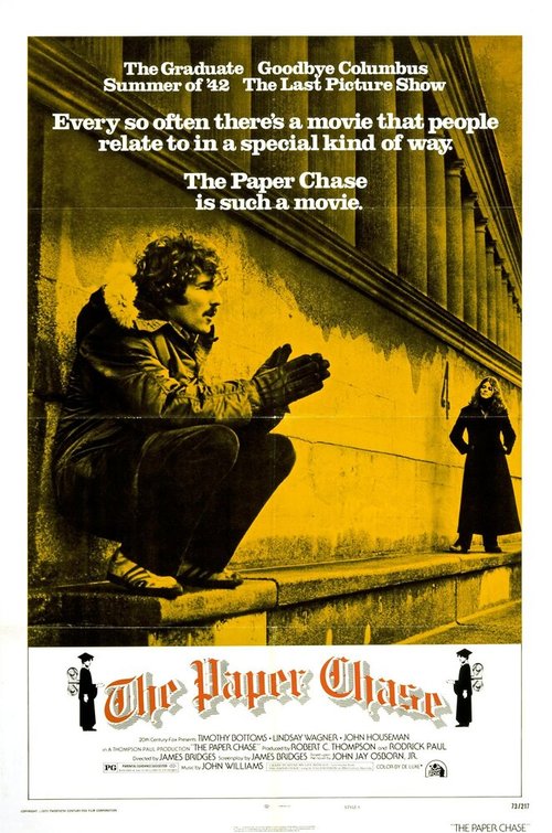 Смотреть фильм Бумажная погоня / The Paper Chase (1973) онлайн в хорошем качестве SATRip