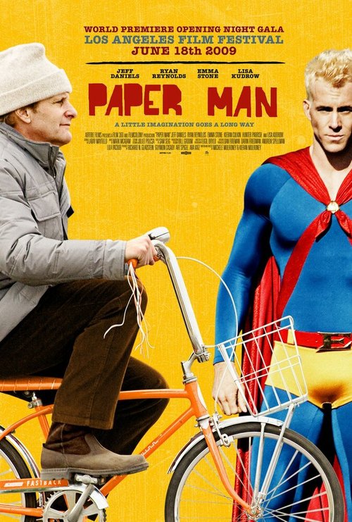 Смотреть фильм Бумажный человек / Paper Man (2009) онлайн в хорошем качестве HDRip