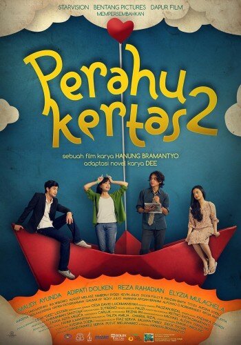 Смотреть фильм Бумажный кораблик 2 / Perahu Kertas 2 (2012) онлайн в хорошем качестве HDRip