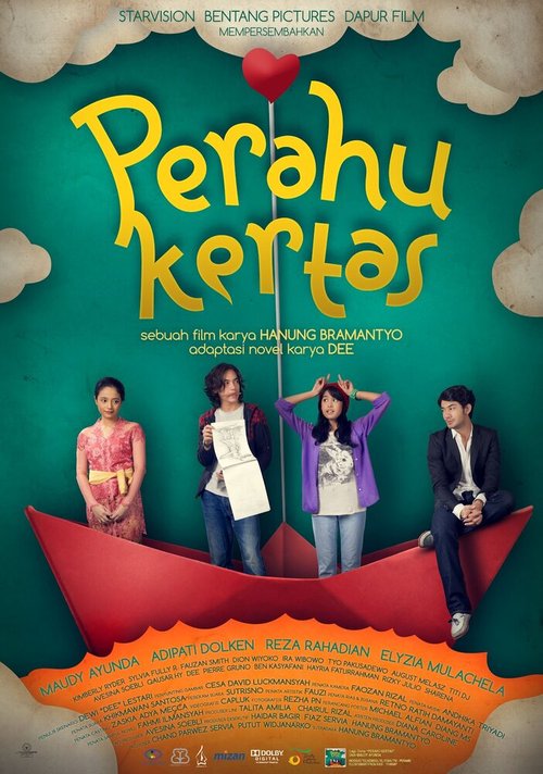 Смотреть фильм Бумажный кораблик / Perahu Kertas (2012) онлайн в хорошем качестве HDRip