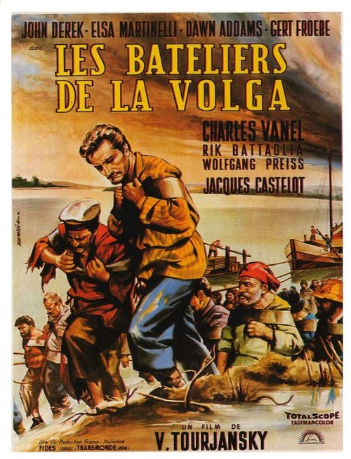 Смотреть фильм Бурлаки на Волге / I battellieri del Volga (1959) онлайн в хорошем качестве SATRip