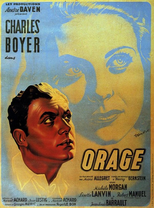 Смотреть фильм Буря / Orage (1938) онлайн в хорошем качестве SATRip