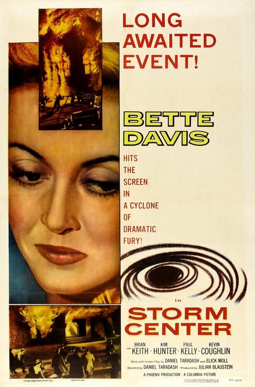 Смотреть фильм Центр бури / Storm Center (1956) онлайн в хорошем качестве SATRip