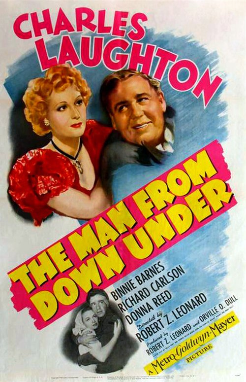 Смотреть фильм Человек из Новой Зелании / The Man from Down Under (1943) онлайн в хорошем качестве SATRip