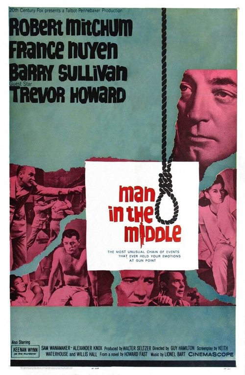 Смотреть фильм Человек посередине / Man in the Middle (1964) онлайн в хорошем качестве SATRip