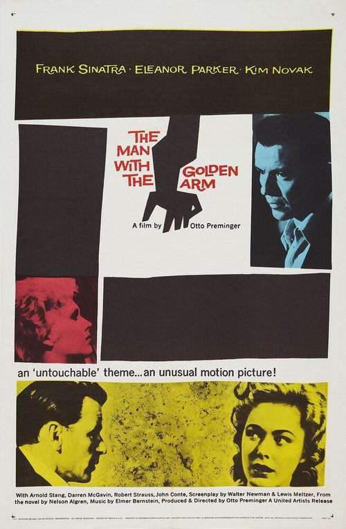 Смотреть фильм Человек с золотой рукой / The Man with the Golden Arm (1955) онлайн в хорошем качестве SATRip