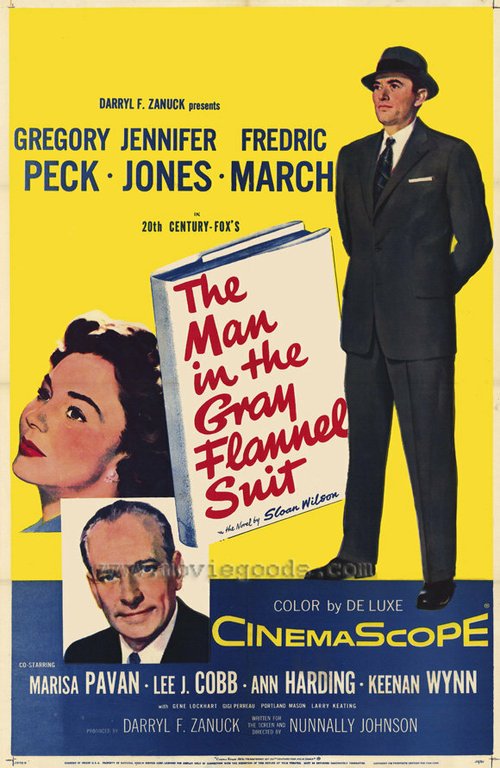 Смотреть фильм Человек в сером фланелевом костюме / The Man in the Gray Flannel Suit (1956) онлайн в хорошем качестве SATRip