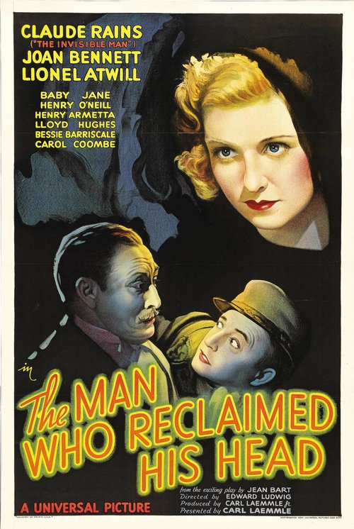 Смотреть фильм Человек, вернувший себе голову / The Man Who Reclaimed His Head (1934) онлайн в хорошем качестве SATRip