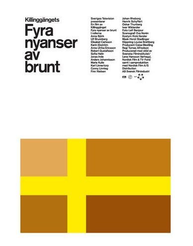 Смотреть фильм Четыре оттенка коричневого / Fyra nyanser av brunt (2004) онлайн в хорошем качестве HDRip