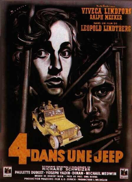 Смотреть фильм Четверо в джипе / Die Vier im Jeep (1951) онлайн в хорошем качестве SATRip