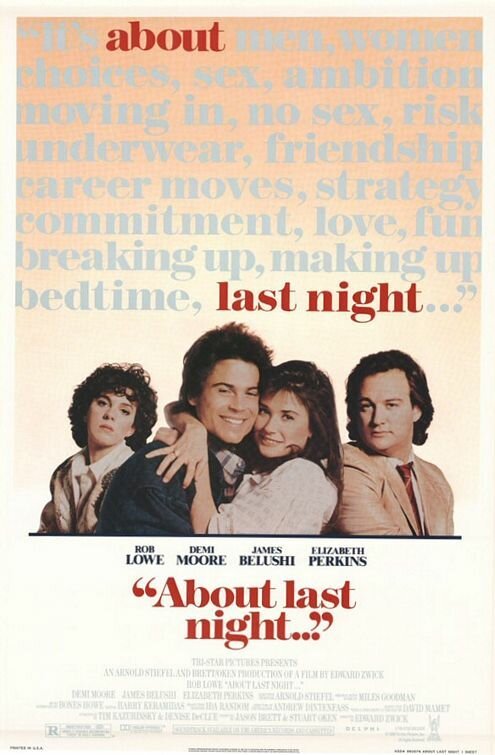 Смотреть фильм Что случилось прошлой ночью / About Last Night... (1986) онлайн в хорошем качестве SATRip