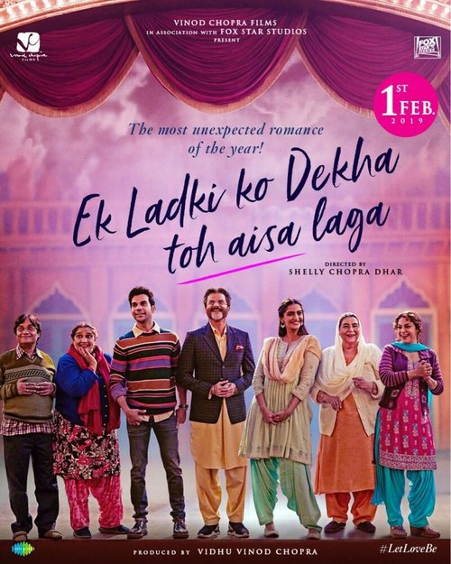 Смотреть фильм Что я почувствовал, когда увидел эту девушку / Ek Ladki Ko Dekha Toh Aisa Laga (2019) онлайн в хорошем качестве HDRip