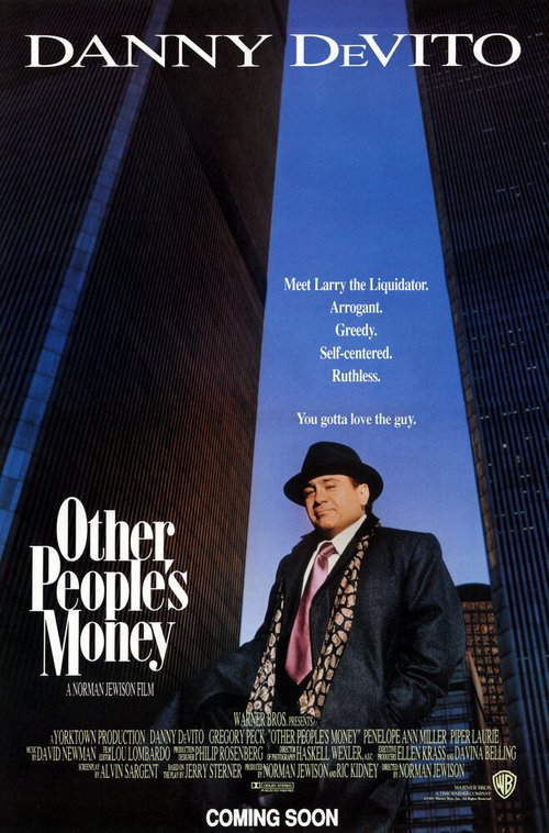 Смотреть фильм Чужие деньги / Other People's Money (1991) онлайн в хорошем качестве HDRip