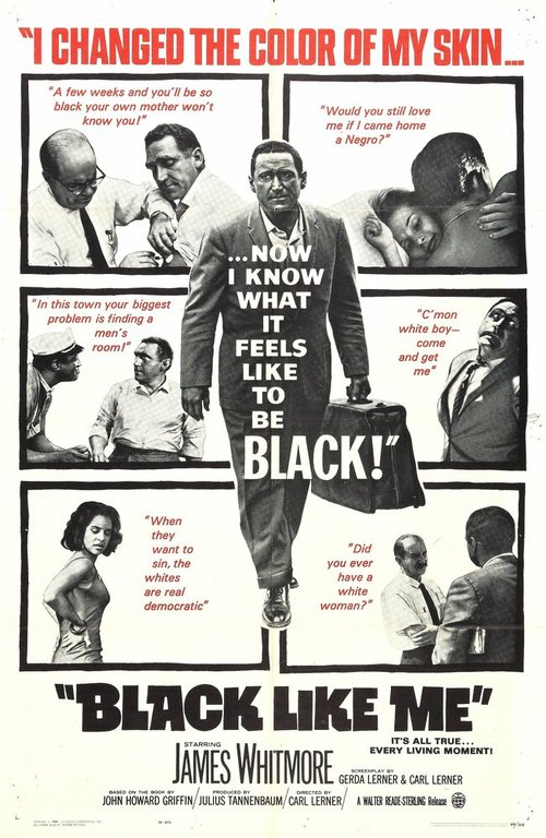 Смотреть фильм Чёрный как я / Black Like Me (1964) онлайн в хорошем качестве SATRip