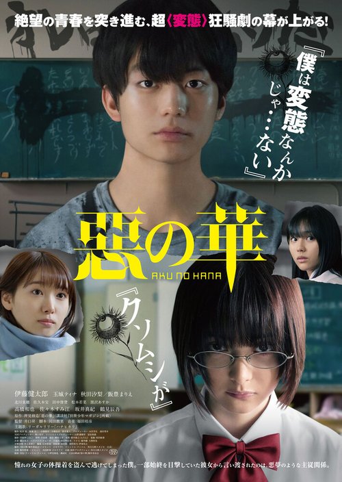 Смотреть фильм Цветы зла / Aku no Hana (2019) онлайн в хорошем качестве HDRip