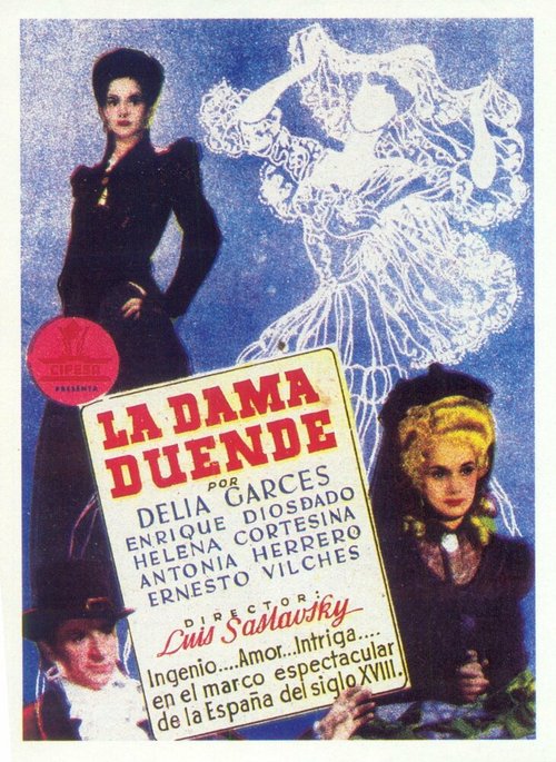 Смотреть фильм Дама-привидение / La dama duende (1945) онлайн в хорошем качестве SATRip