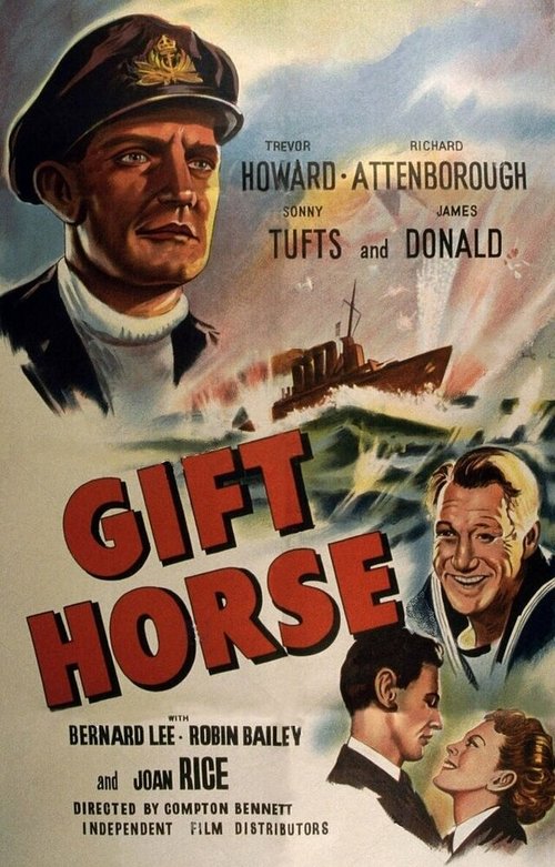Смотреть фильм Дареный конь / Gift Horse (1952) онлайн в хорошем качестве SATRip