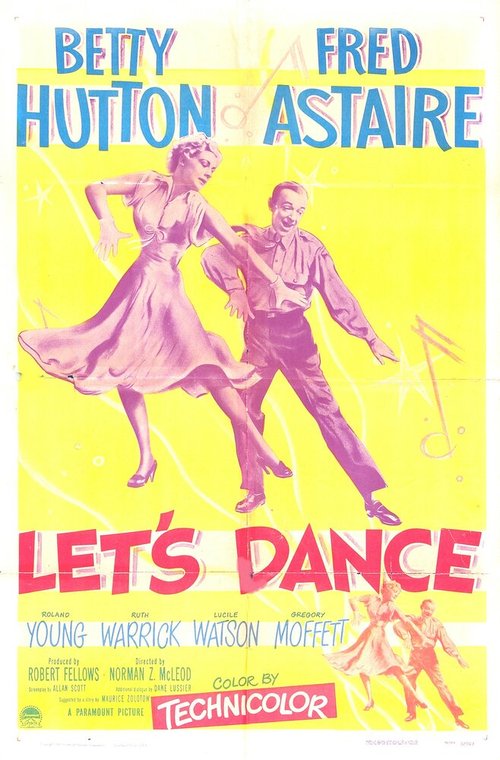Смотреть фильм Давайте потанцуем / Let's Dance (1950) онлайн в хорошем качестве SATRip