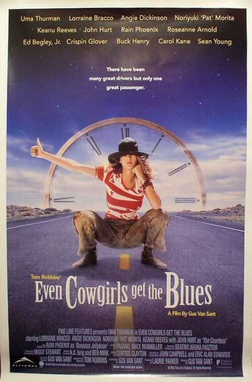Смотреть фильм Даже девушки-ковбои иногда грустят / Even Cowgirls Get the Blues (1993) онлайн в хорошем качестве HDRip
