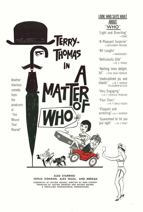 Смотреть фильм Дело КТО / A Matter of WHO (1961) онлайн в хорошем качестве SATRip