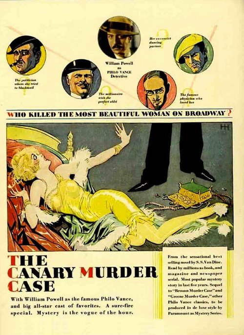 Смотреть фильм Дело об убийстве канарейки / The Canary Murder Case (1929) онлайн в хорошем качестве SATRip