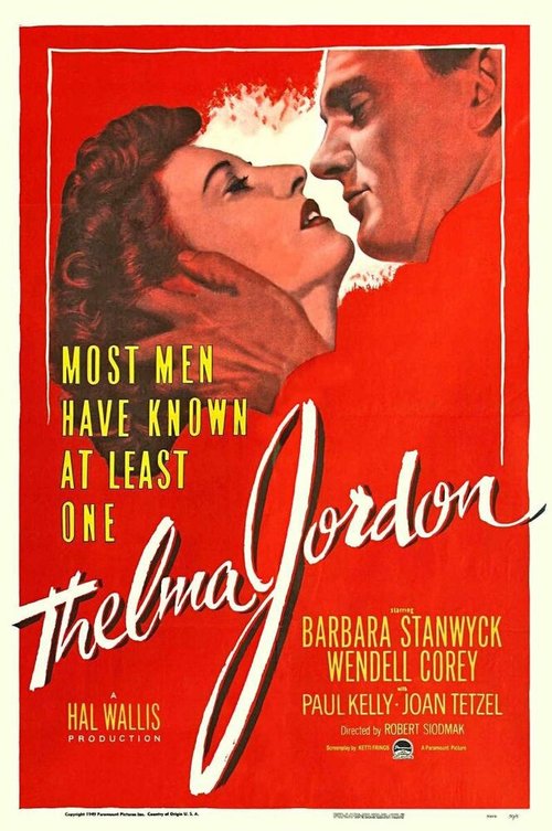 Смотреть фильм Дело Тельмы Джордон / The File on Thelma Jordon (1950) онлайн в хорошем качестве SATRip