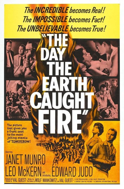Смотреть фильм День, когда загорелась Земля / The Day the Earth Caught Fire (1961) онлайн в хорошем качестве SATRip