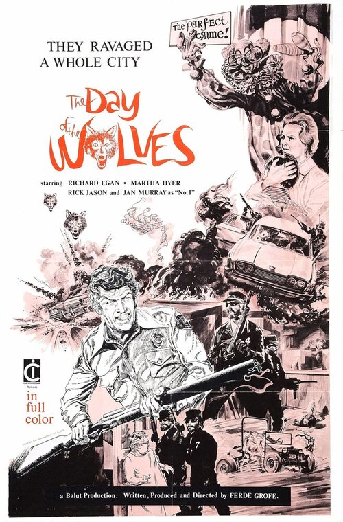 Смотреть фильм День волков / The Day of the Wolves (1971) онлайн в хорошем качестве SATRip