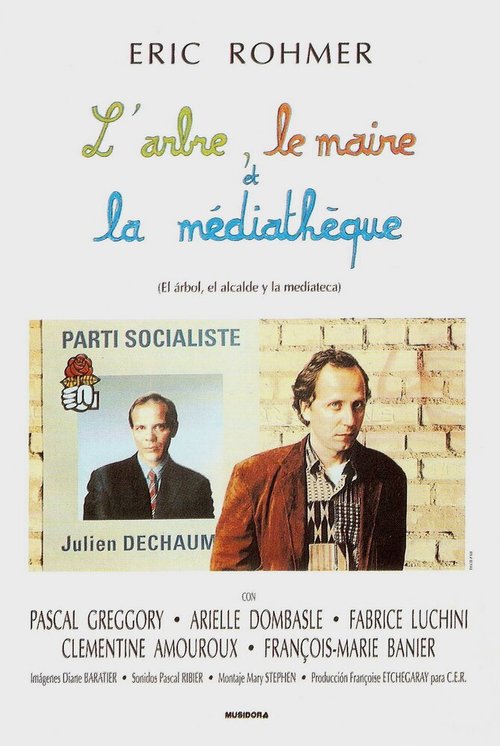 Смотреть фильм Дерево, мэр и медиатека / L'arbre, le maire et la médiathèque (1993) онлайн в хорошем качестве HDRip