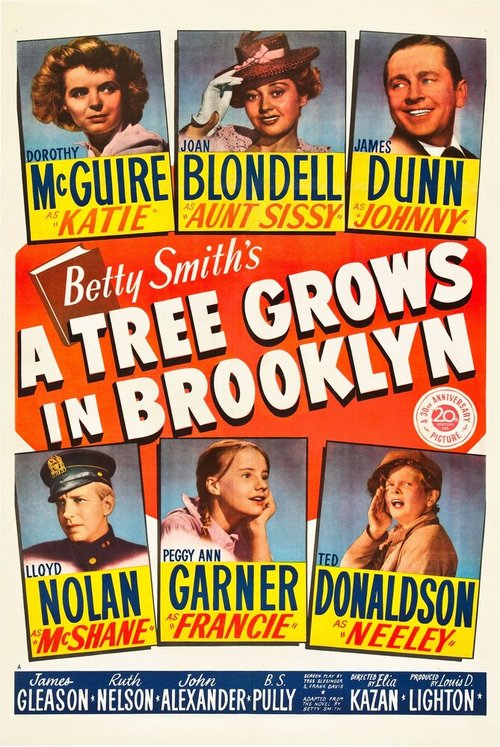 Смотреть фильм Дерево растет в Бруклине / A Tree Grows in Brooklyn (1945) онлайн в хорошем качестве SATRip