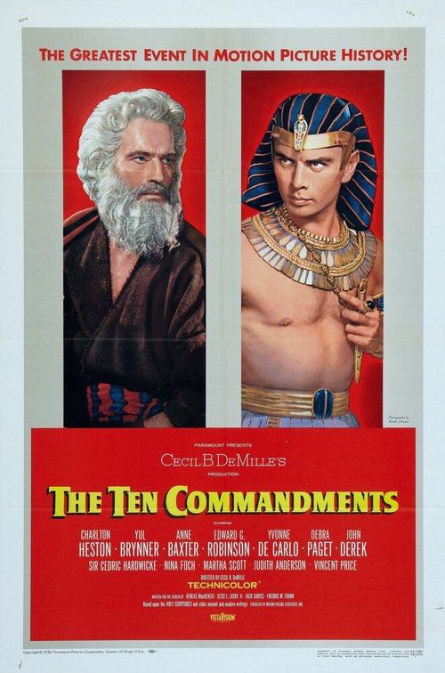 Смотреть фильм Десять заповедей / The Ten Commandments (1956) онлайн в хорошем качестве SATRip