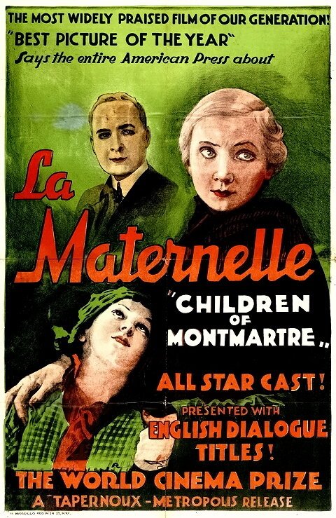 Смотреть фильм Дети Монмартра / La maternelle (1933) онлайн в хорошем качестве SATRip