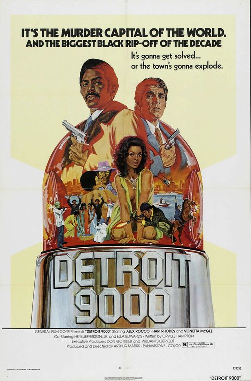 Смотреть фильм Детройт 9000 / Detroit 9000 (1973) онлайн в хорошем качестве SATRip