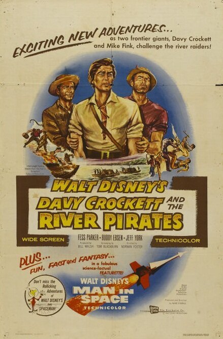 Смотреть фильм Дэви Крокетт и речные пираты / Davy Crockett and the River Pirates (1956) онлайн в хорошем качестве SATRip