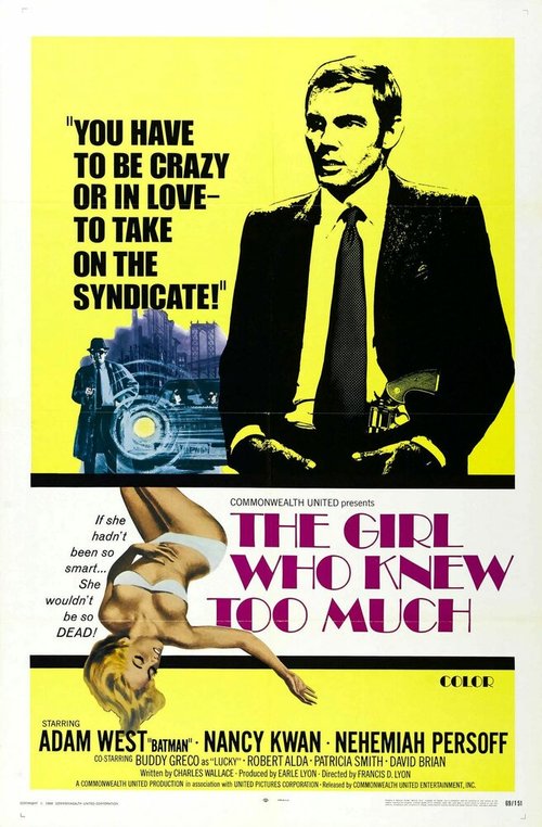 Смотреть фильм Девушка, которая слишком много знала / The Girl Who Knew Too Much (1969) онлайн в хорошем качестве SATRip