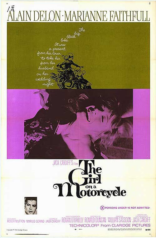 Смотреть фильм Девушка на мотоцикле / The Girl on a Motorcycle (1968) онлайн в хорошем качестве SATRip