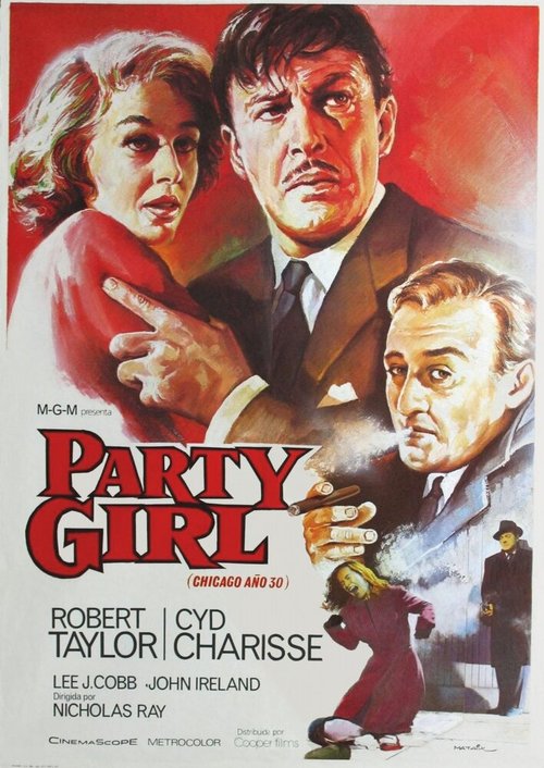 Смотреть фильм Девушка с вечеринки / Party Girl (1958) онлайн в хорошем качестве SATRip