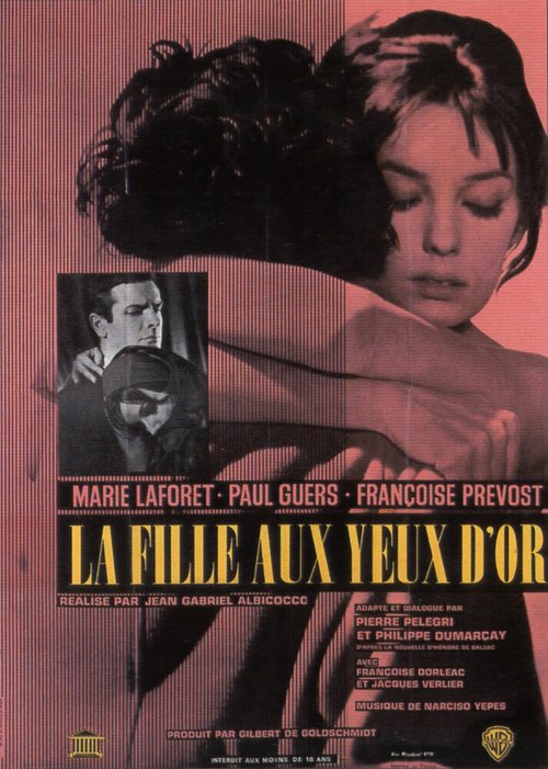 Смотреть фильм Девушка с золотыми глазами / La fille aux yeux d'or (1961) онлайн в хорошем качестве SATRip