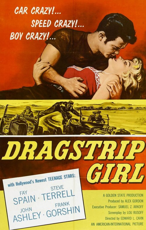 Смотреть фильм Девушка-угонщица / Dragstrip Girl (1957) онлайн в хорошем качестве SATRip