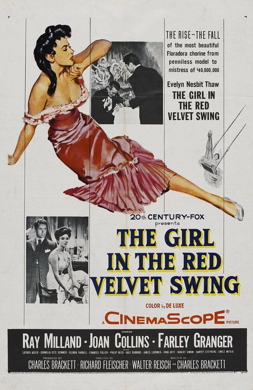 Смотреть фильм Девушка в розовом платье / The Girl in the Red Velvet Swing (1955) онлайн в хорошем качестве SATRip