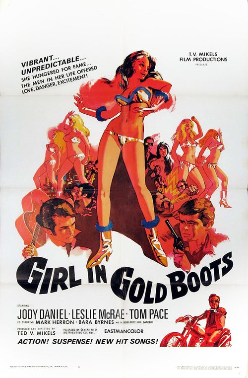 Смотреть фильм Девушка в золотых сапожках / Girl in Gold Boots (1968) онлайн в хорошем качестве SATRip