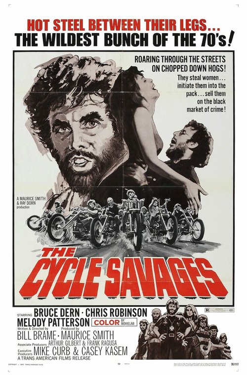 Смотреть фильм Дикари на мотоциклах / The Cycle Savages (1969) онлайн в хорошем качестве SATRip