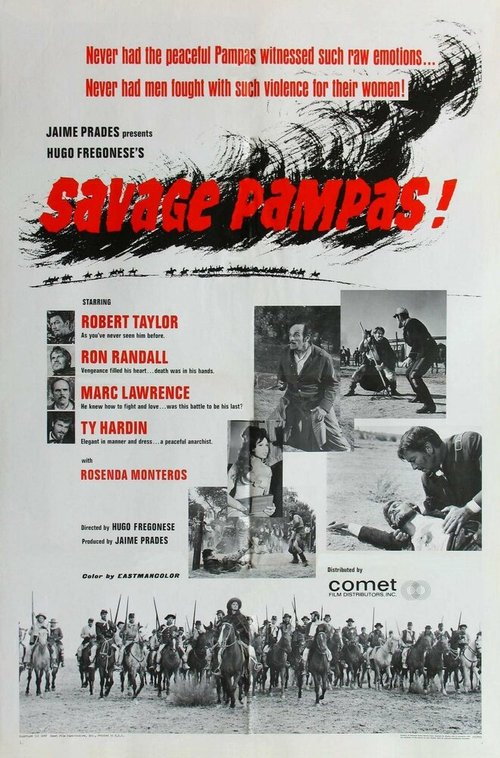 Смотреть фильм Дикая пампа / Savage Pampas (1966) онлайн в хорошем качестве SATRip