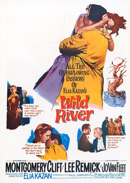 Смотреть фильм Дикая река / Wild River (1960) онлайн в хорошем качестве SATRip