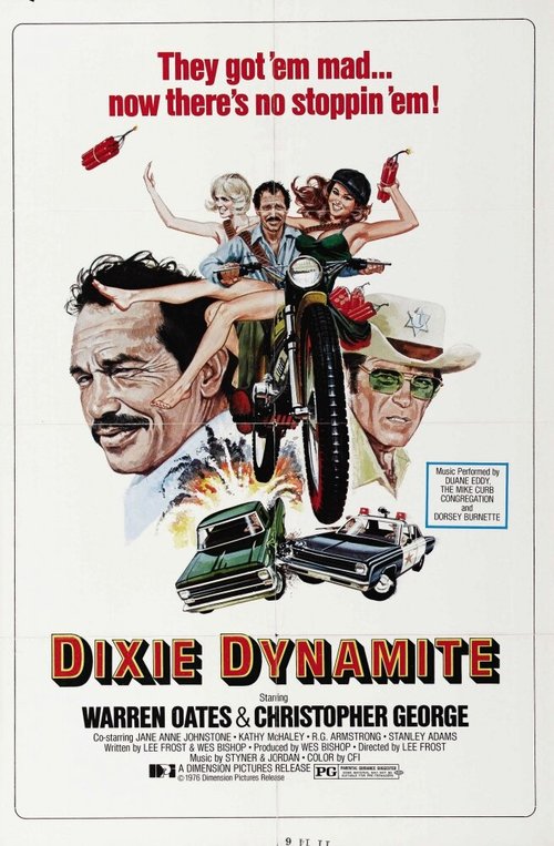 Смотреть фильм Дикси по прозвищу «Динамит» / Dixie Dynamite (1976) онлайн в хорошем качестве SATRip