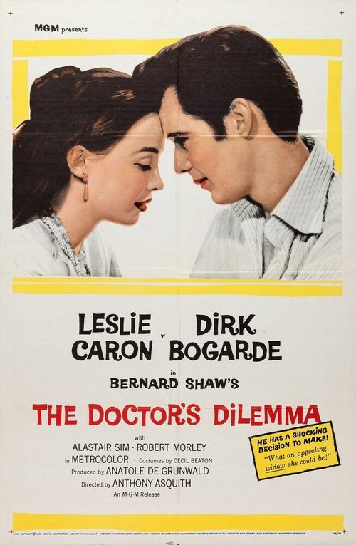 Смотреть фильм Дилемма доктора / The Doctor's Dilemma (1958) онлайн в хорошем качестве SATRip