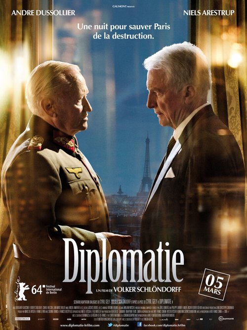 Смотреть фильм Дипломатия / Diplomatie (2014) онлайн в хорошем качестве HDRip