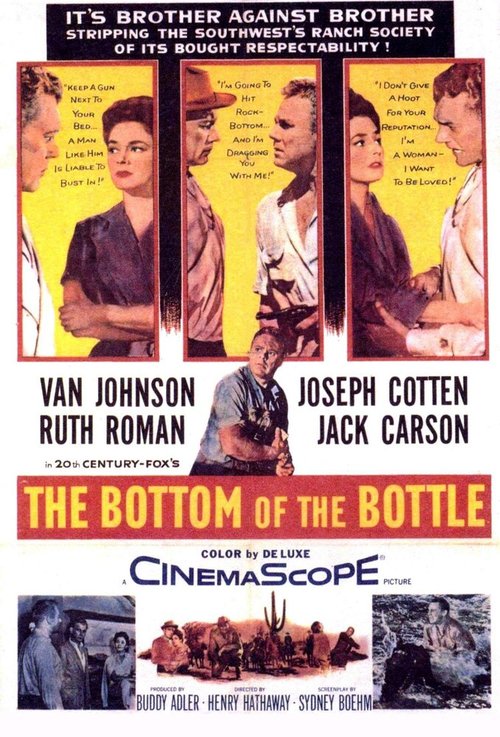 Смотреть фильм Дно бутылки / The Bottom of the Bottle (1956) онлайн в хорошем качестве SATRip